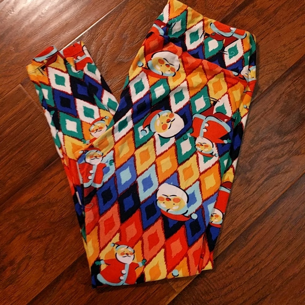 TC Christmas santa leggings
